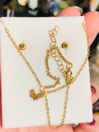 Conjunto Collar y Pendientes Llave