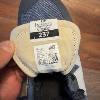 Zapatillas New Balance 237 Talla 45 Azul/Blanco