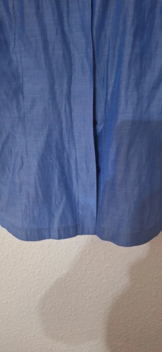 Camisa Caramelo azul mujer manga corta