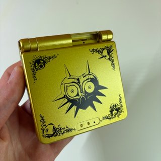 Scocca Game Boy Advance SP zelda majora mask gold
