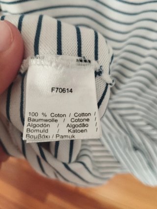 Polo Lacoste Rayas Talla M