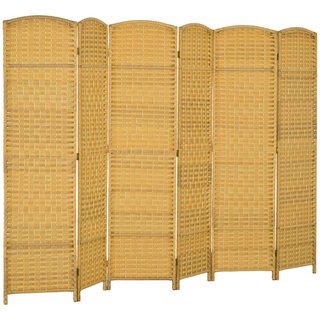 Divisor de ambiente, panel separador plegable de 6