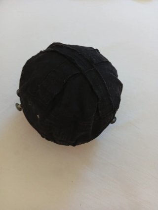 Cappellino nero unisex con bandierina italiana