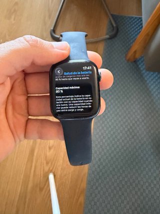 Apple Watch S7 45mm Nero/Blu Marina