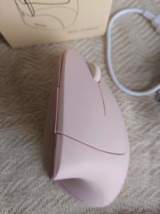 Ratón Vertical Inalámbrico Ergonómico TeckNet Rosa