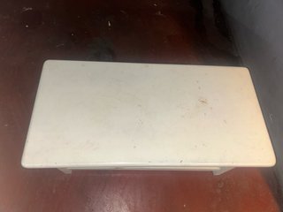 Mesa de centro blanca de madera
