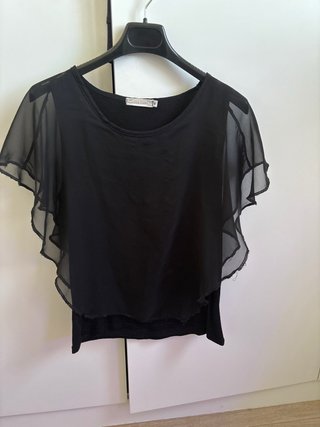 Camiseta LINA GIRL Talla Única Negra