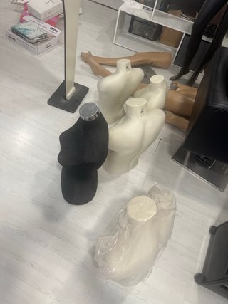Lote 5 maniquíes tronco beige