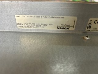 Variador de frecuencia Vacon