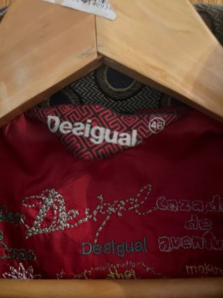 Abrigo Desigual Patchwork Talla 48