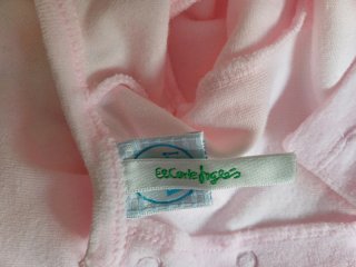 Jersey terciopelo rosa bebé
