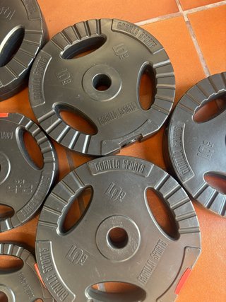 Discos de Pesas Gorilla Sports 5kg y 10kg