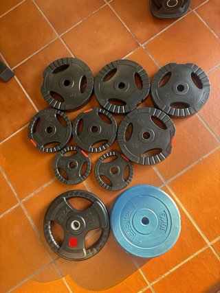 Discos de Pesas Gorilla Sports 5kg y 10kg