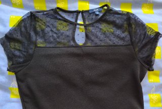 Vestido negro encaje sin estrenar