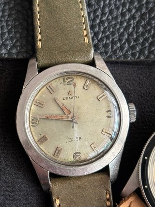 Reloj Zenith S58 Scaphandre MKI Diver Vintage