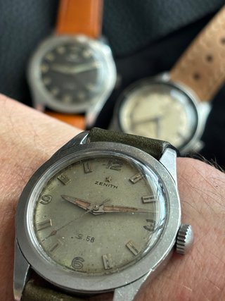 Reloj Zenith S58 Scaphandre MKI Diver Vintage