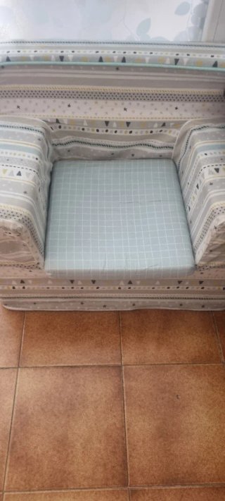 Sofá infantil tonos claros PETIT PRAIA