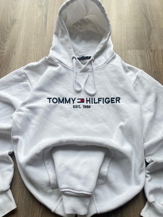 Sudadera Tommy Hilfiger Blanca Unisex