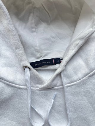 Sudadera Tommy Hilfiger Blanca Unisex