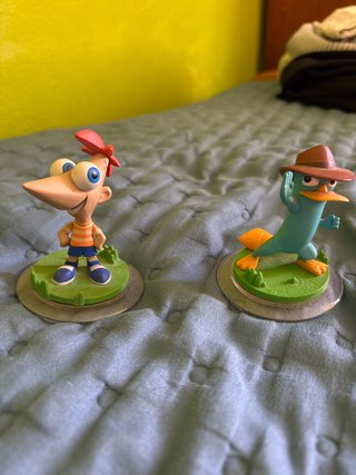 Figuras Disney Infinity Phineas y Perry