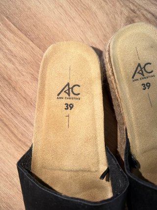 Alpargatas AC Beige/Negro Talla 39