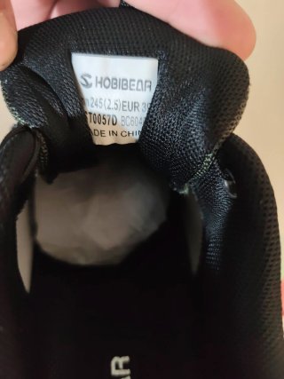 Zapatillas HOBIBEAR verdes y blancas