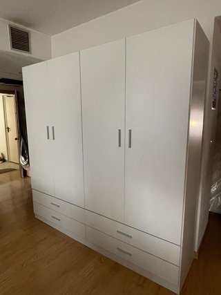Armario 4 puertas blanco con envío y montaje grati