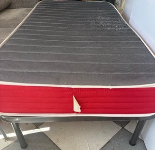 Somier 90cm y Colchón