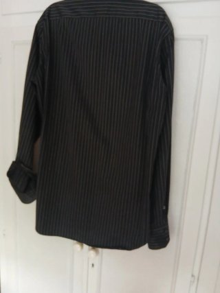 Camisa Zara Rayas Beige Hombre Talla L
