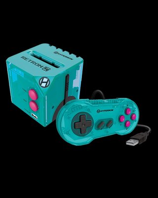 Consola Retron SQ Hyper Beach Azul para Juegos GameBoy (A/C)