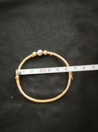 Pulsera rígida oro 18k