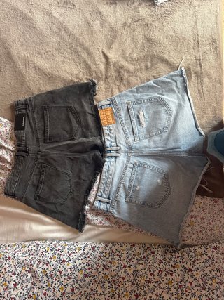 Shorts vaqueros Stradivarius