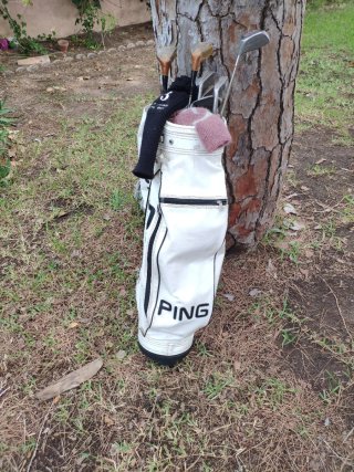 Bolsa de Palos de Golf PING Blanca