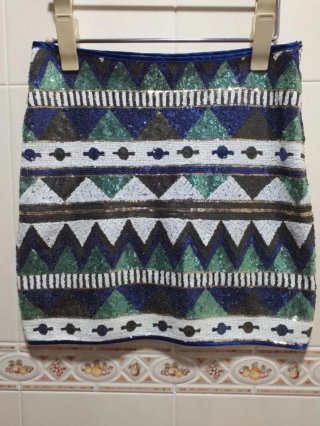 Falda Sinty Talla M Lentejuelas