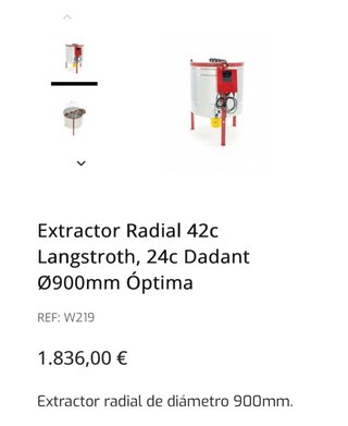 Extractor de miel radial 42 cuadros NUEVO