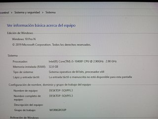 PC Gaming i5 10ª Gen 16GB RAM 8GB Gráfica Roja