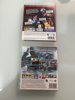 Lote PS3 Infamous 2 y Alpha Protocol