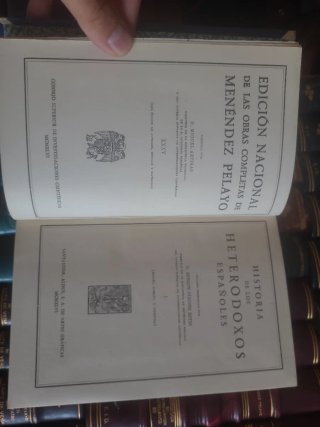 Historia de los heterodoxos españoles Menéndez