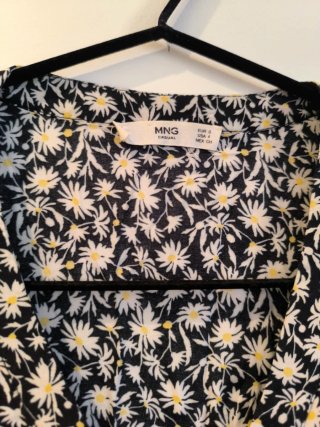 Camisa Mango floral XS
