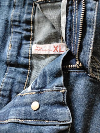 Shorts vaqueros de cintura alta,  tallan como M.