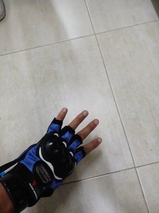 Guantes V-GOTO Racing Equip. Negro/Blanco