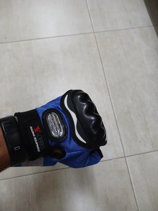Guantes V-GOTO Racing Equip. Negro/Blanco