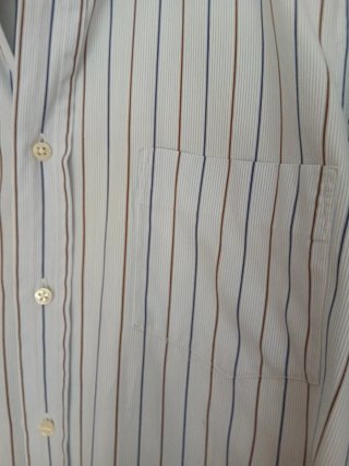 Camisa Celeste Rayas.burdeos marino Massimo Dutti