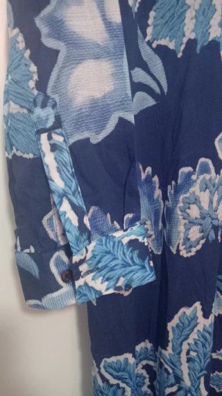 Vestido Stella Jean floral azul talla M