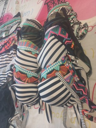 Bañadores bikini multicolor