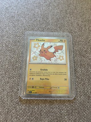 Carta Pokémon Pikachu PAF 131/091