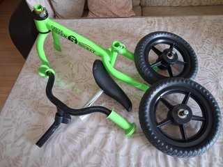 Bicicleta de equilibrio verde Chicco