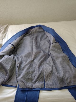 Traje chaqueta azul caballero joven T.38