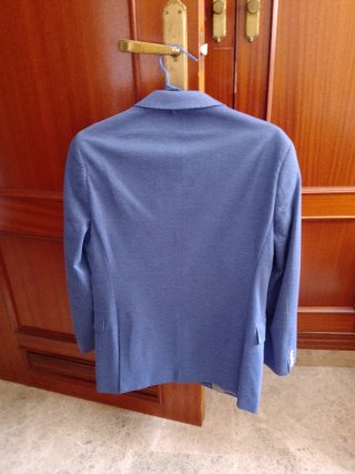 Traje chaqueta azul caballero joven T.38