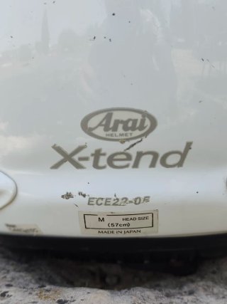 Casco Arai X-Tend Talla M Blanco
